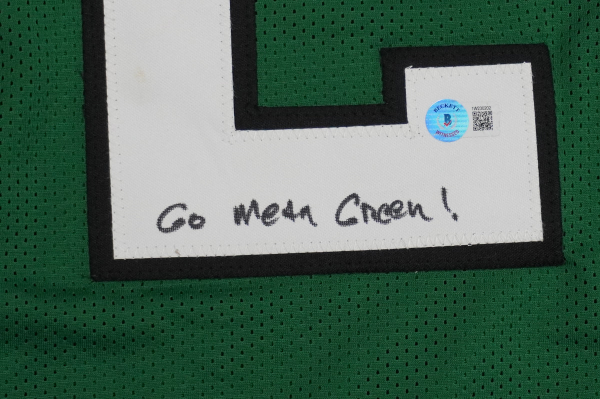 KEVIN VON ERICH ADKISSON NORTH TEXAS MEAN GREEN SIGNED JERSEY Size XL BAS