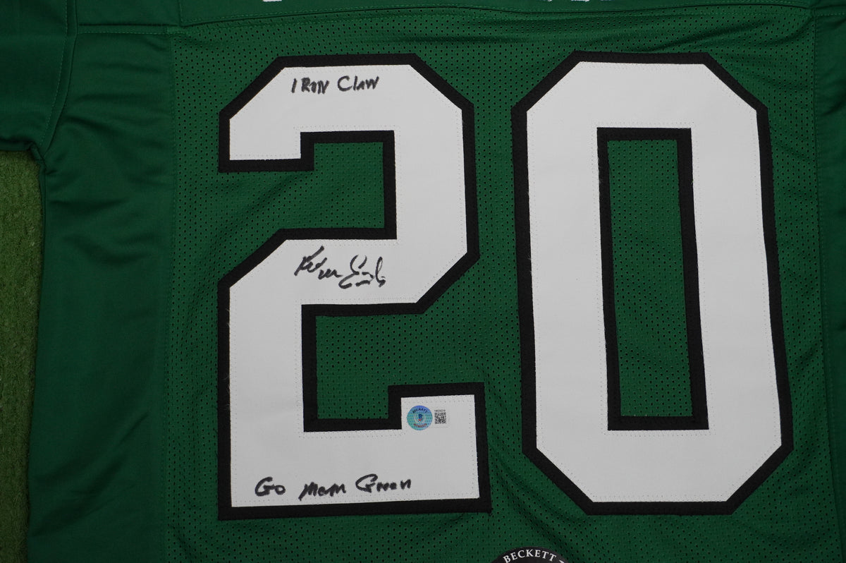 KEVIN VON ERICH ADKISSON NORTH TEXAS MEAN GREEN SIGNED JERSEY Size L BAS
