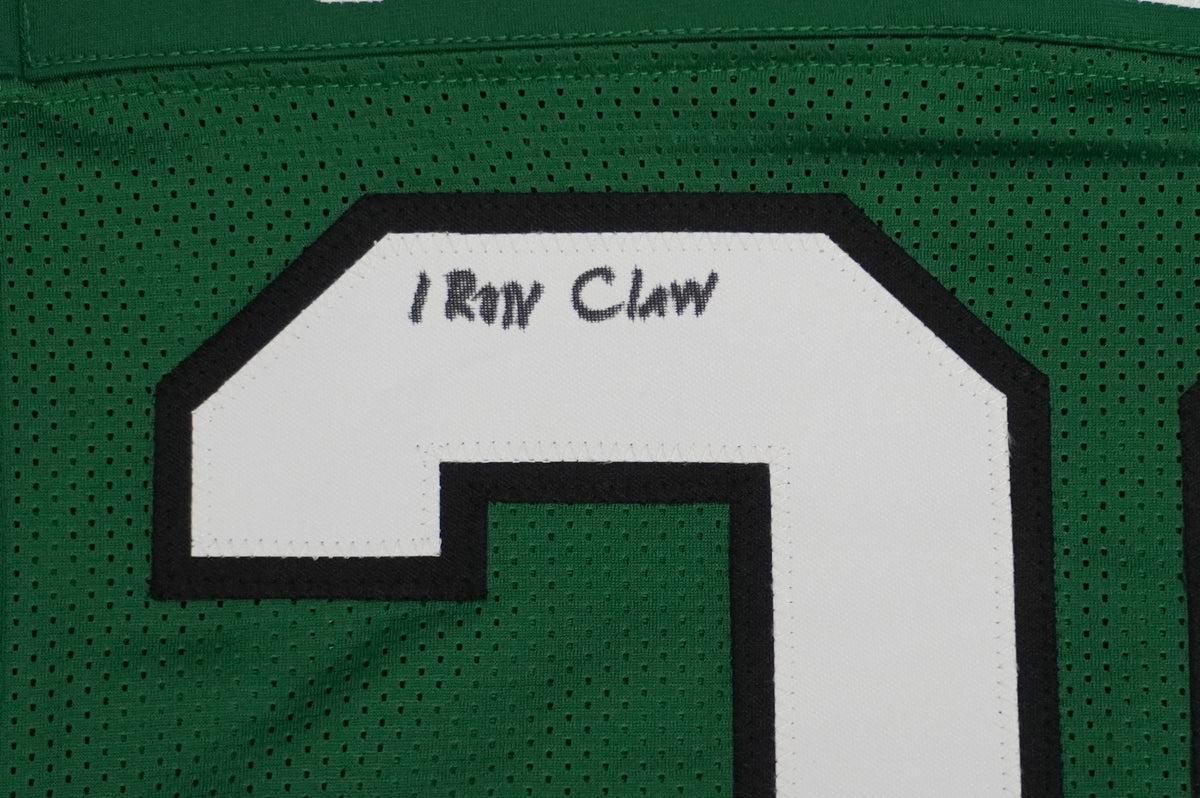 KEVIN VON ERICH ADKISSON NORTH TEXAS MEAN GREEN SIGNED JERSEY Size L BAS
