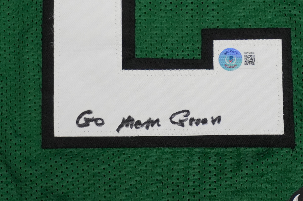 KEVIN VON ERICH ADKISSON NORTH TEXAS MEAN GREEN SIGNED JERSEY Size L BAS