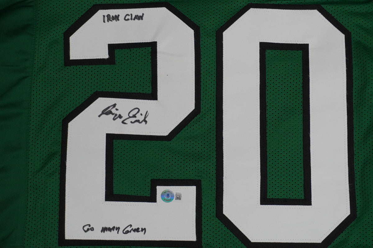 KEVIN VON ERICH ADKISSON NORTH TEXAS MEAN GREEN SIGNED JERSEY Size L BAS