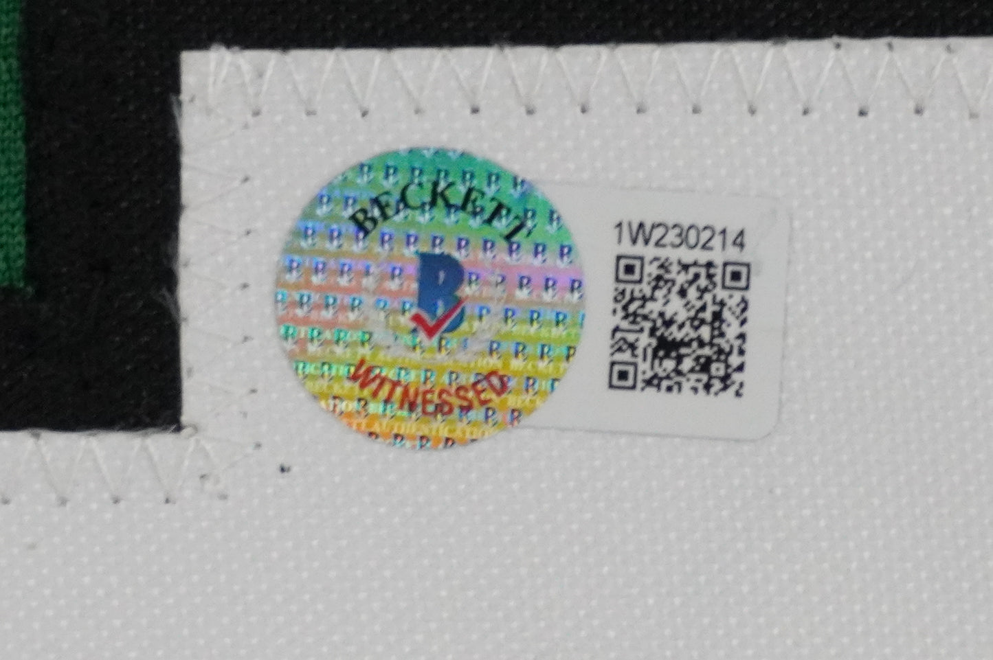 KEVIN VON ERICH ADKISSON NORTH TEXAS MEAN GREEN SIGNED JERSEY Size L BAS