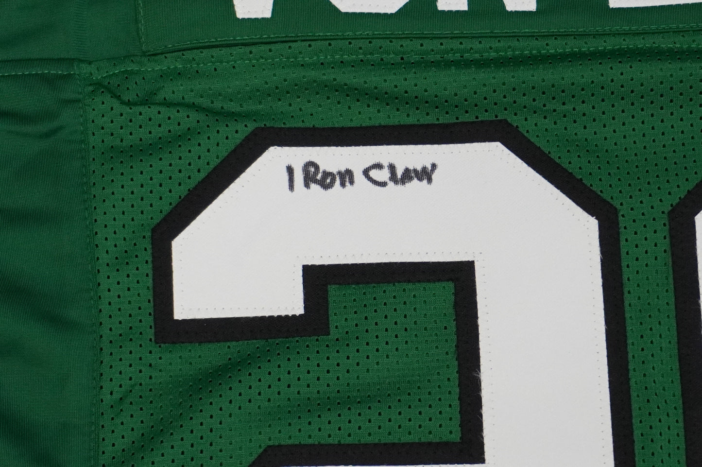 KEVIN VON ERICH ADKISSON NORTH TEXAS MEAN GREEN SIGNED JERSEY Size M BAS