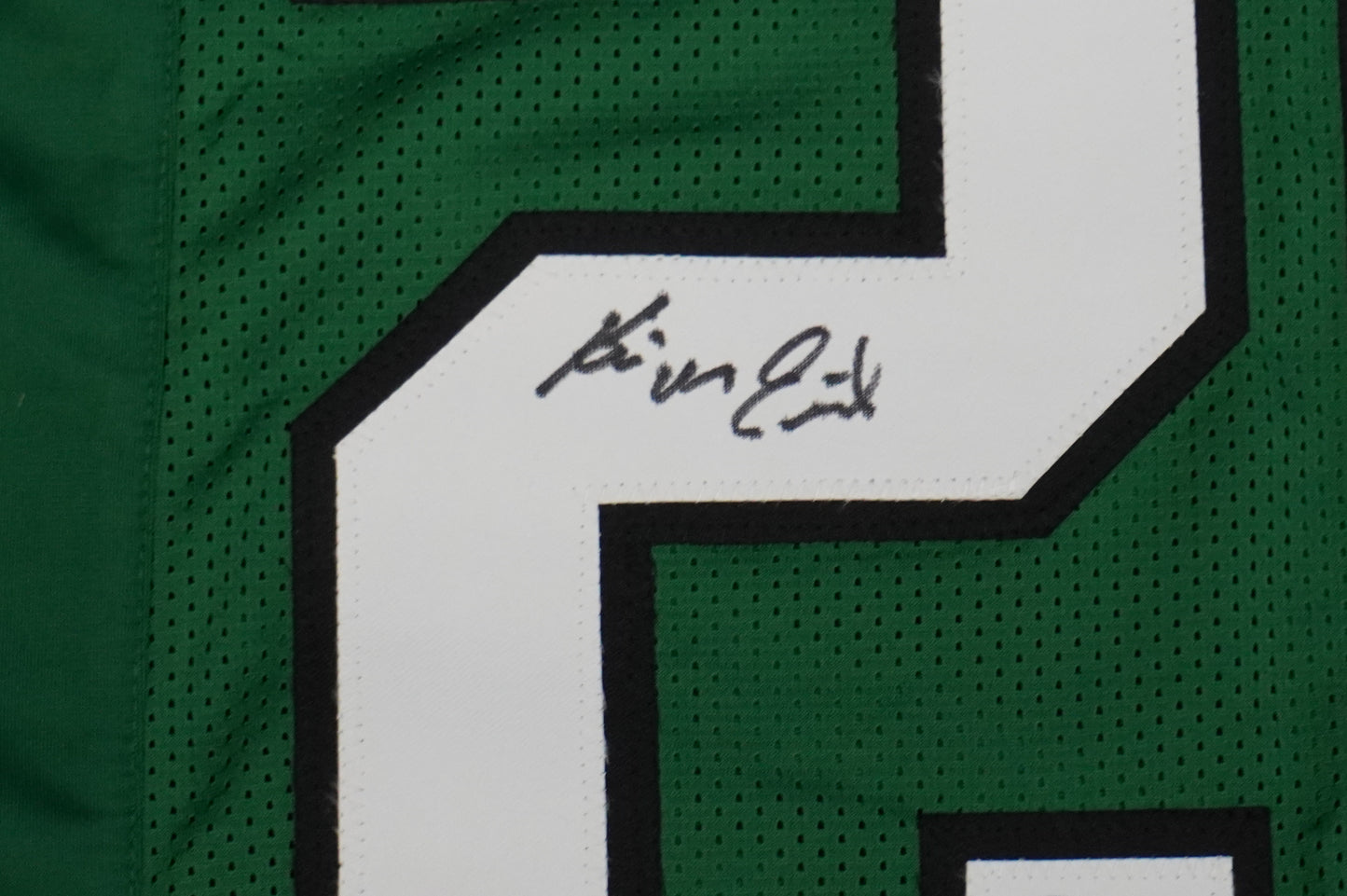 KEVIN VON ERICH ADKISSON NORTH TEXAS MEAN GREEN SIGNED JERSEY Size M BAS