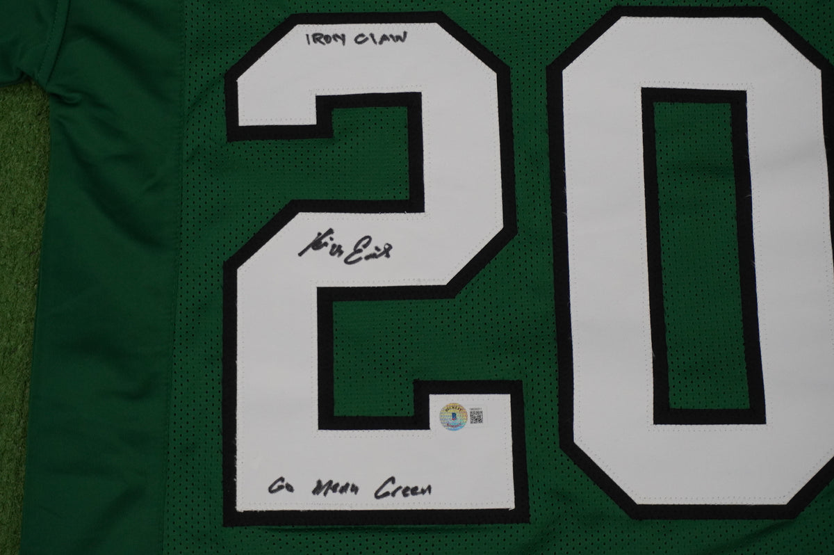 KEVIN VON ERICH ADKISSON NORTH TEXAS MEAN GREEN SIGNED JERSEY Size M BAS