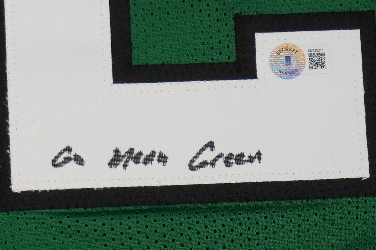 KEVIN VON ERICH ADKISSON NORTH TEXAS MEAN GREEN SIGNED JERSEY Size M BAS