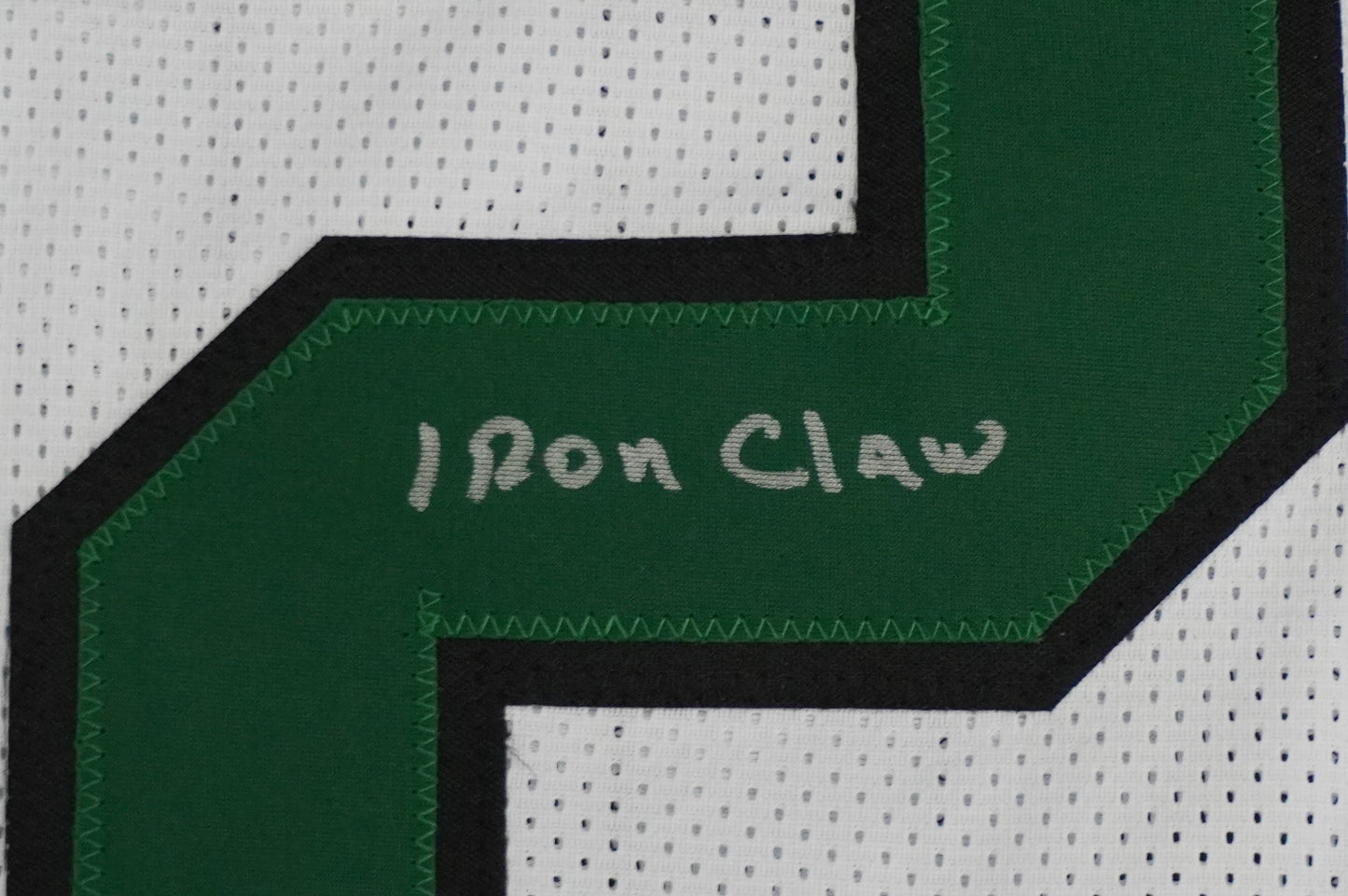 KEVIN VON ERICH ADKISSON NORTH TEXAS MEAN GREEN SIGNED White JERSEY Size 3XL