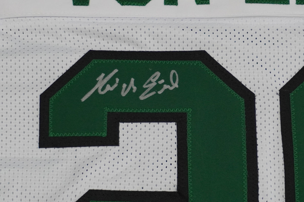 KEVIN VON ERICH ADKISSON NORTH TEXAS MEAN GREEN SIGNED White JERSEY Size 3XL