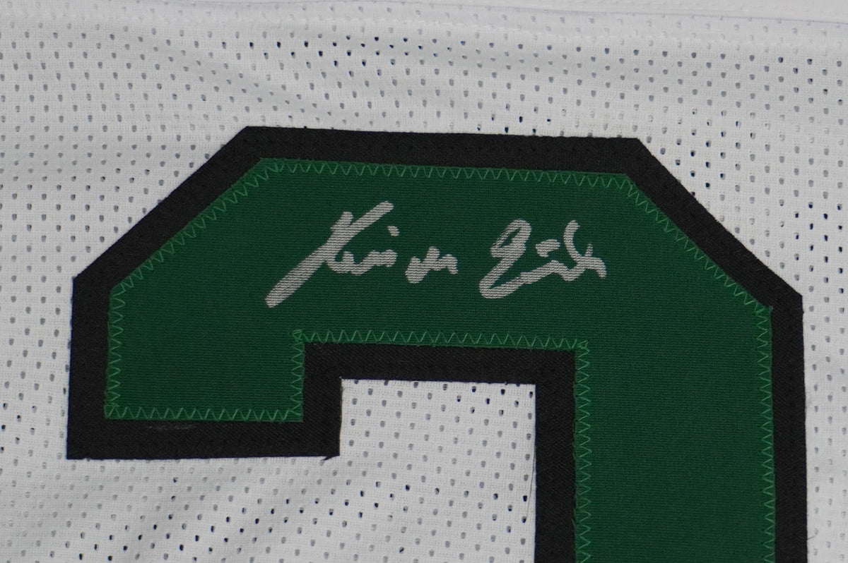 KEVIN VON ERICH ADKISSON NORTH TEXAS MEAN GREEN SIGNED White JERSEY Size 3XL