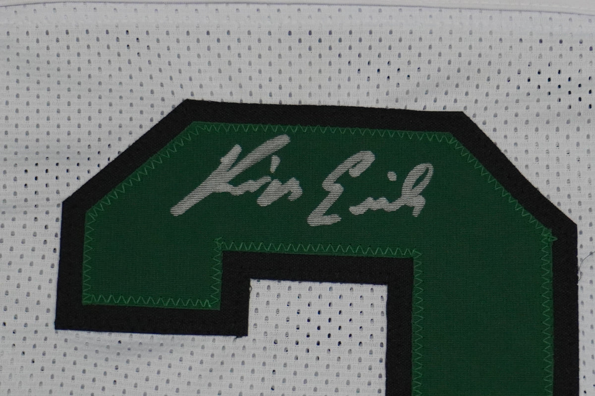KEVIN VON ERICH ADKISSON NORTH TEXAS MEAN GREEN SIGNED White JERSEY Size 3XL