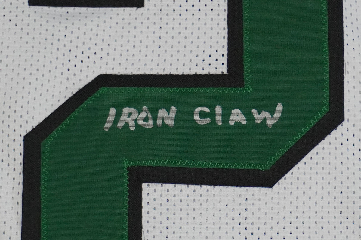 KEVIN VON ERICH ADKISSON NORTH TEXAS MEAN GREEN SIGNED White JERSEY Size 3XL