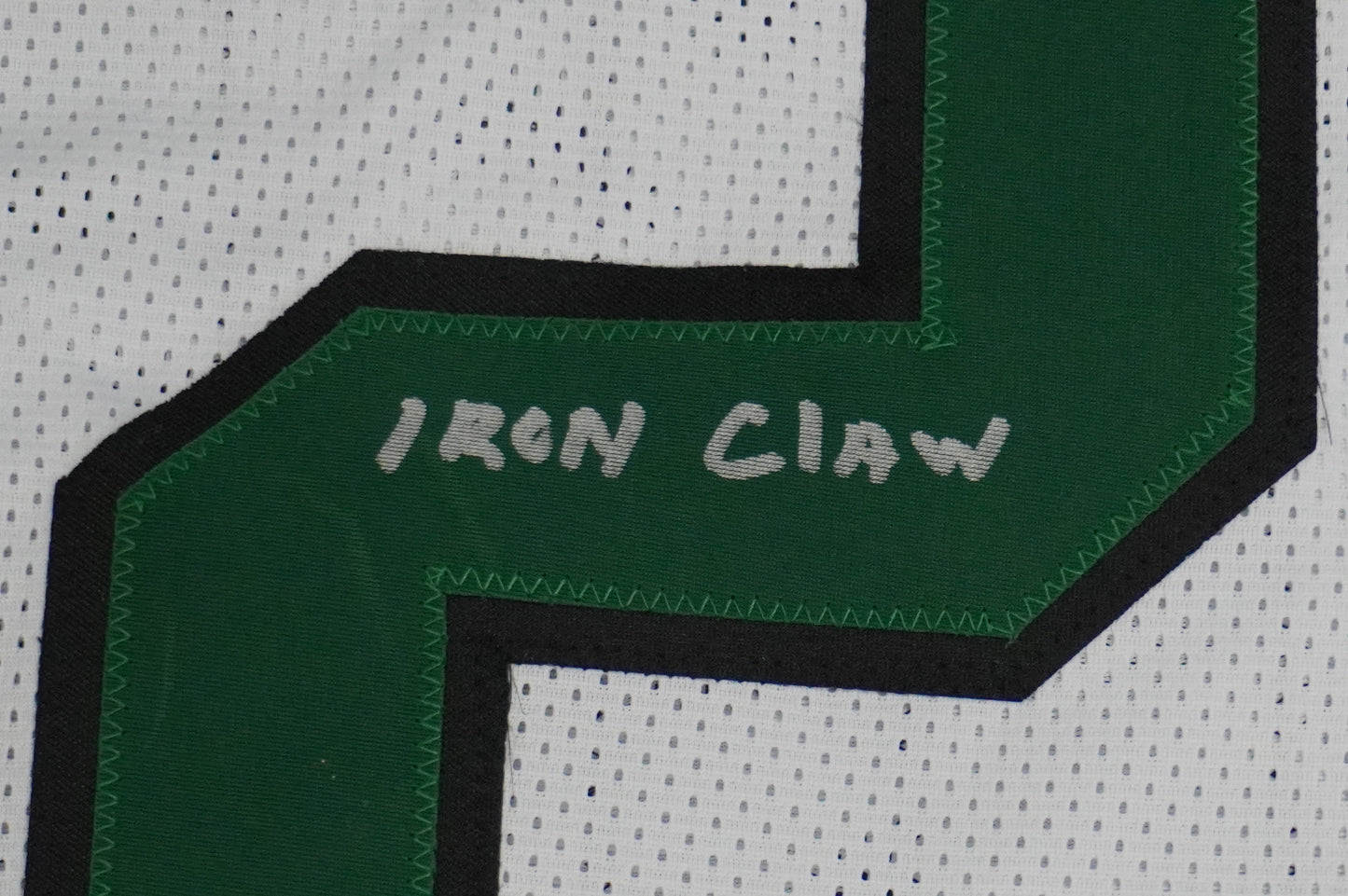 KEVIN VON ERICH ADKISSON NORTH TEXAS MEAN GREEN SIGNED White JERSEY Size 2XL