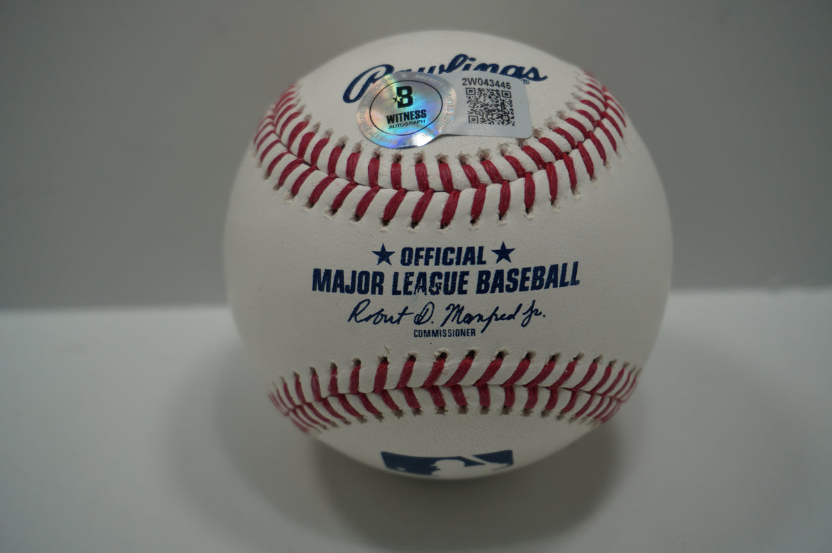 IAN KINSLER TEXAS RANGERS SIGNED Rawlings OML BASEBALL w/2022 Rangers HOF BAS