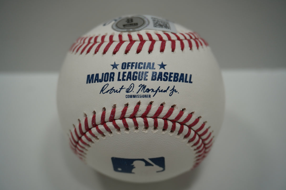 IAN KINSLER TEXAS RANGERS SIGNED Rawlings OML BASEBALL w/2022 Rangers HOF BAS