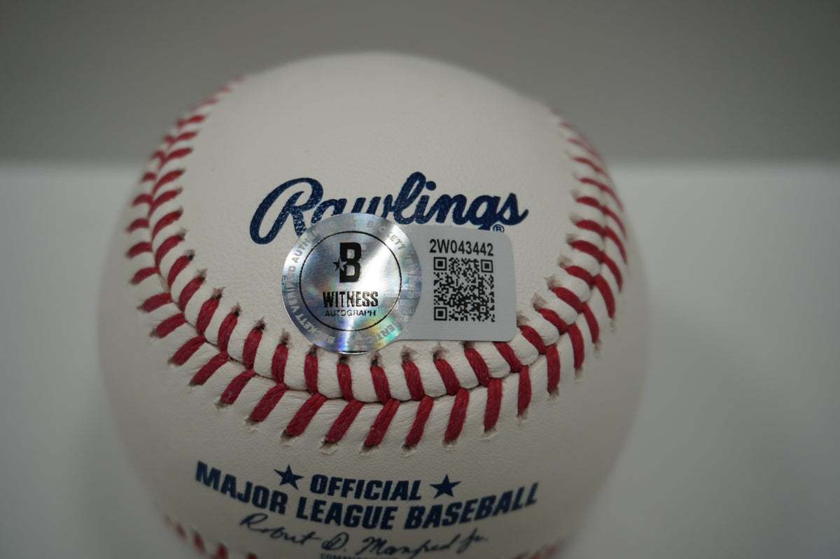 IAN KINSLER TEXAS RANGERS SIGNED Rawlings OML BASEBALL w/2022 Rangers HOF BAS