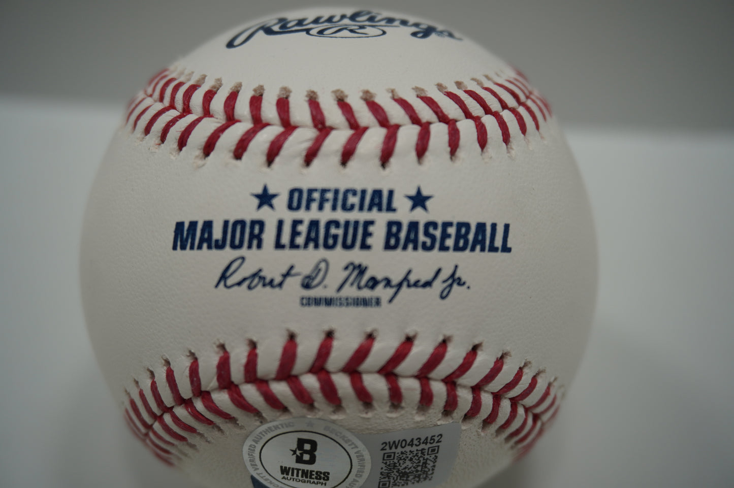 IAN KINSLER TEXAS RANGERS SIGNED Rawlings OML BASEBALL w/4x All Star BAS COA