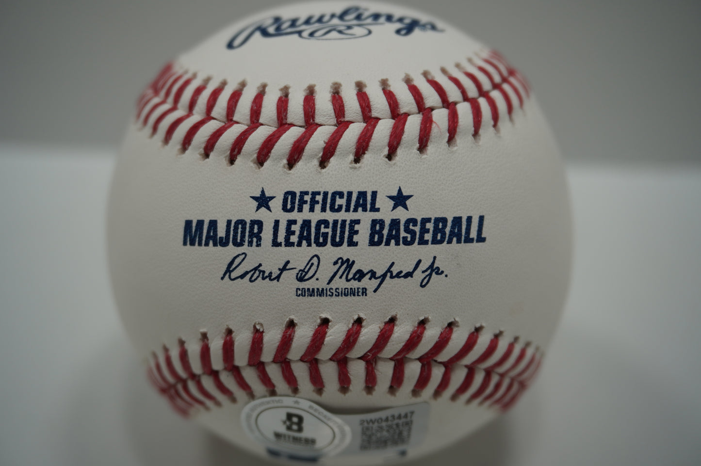 IAN KINSLER TEXAS RANGERS SIGNED Rawlings OML BASEBALL w/2018 WS Champ BAS