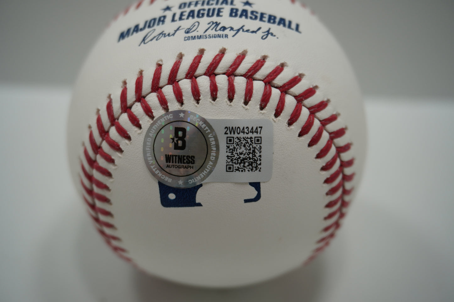 IAN KINSLER TEXAS RANGERS SIGNED Rawlings OML BASEBALL w/2018 WS Champ BAS