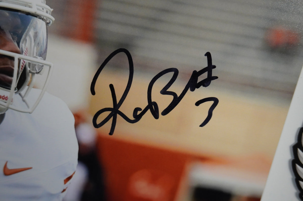 RASHEEM BILES TEXAS LONGHORNS SIGNED 8x10 PHOTO BAS