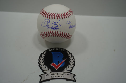 KEVIN MENCH SIGNED Rawlings OML BASEBALL TEXAS RANGERS BAS COA