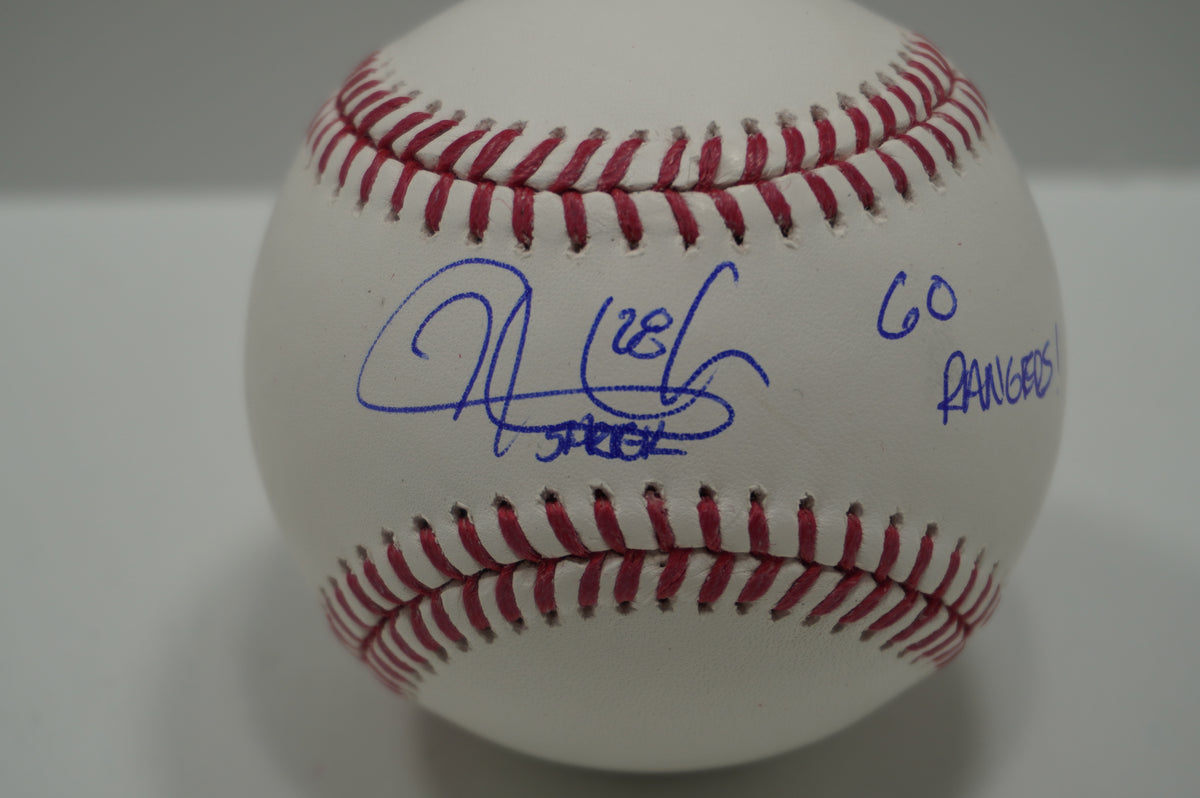 KEVIN MENCH SIGNED Rawlings OML BASEBALL TEXAS RANGERS BAS COA