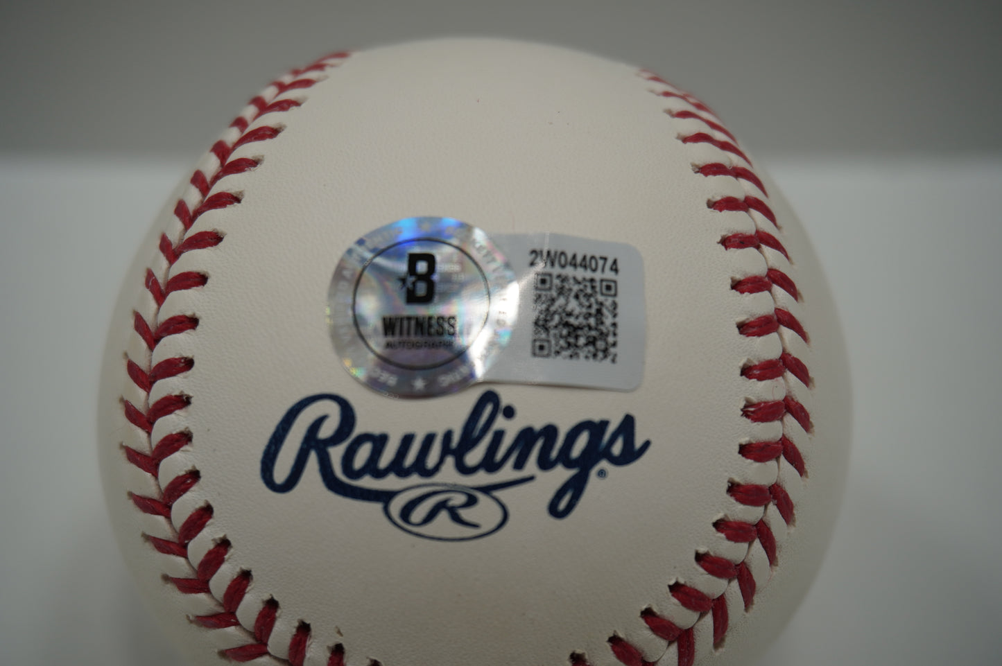 JOSH SBORZ SIGNED Rawlings 2023 WORLD SERIES BASEBALL TEXAS RANGERS BAS