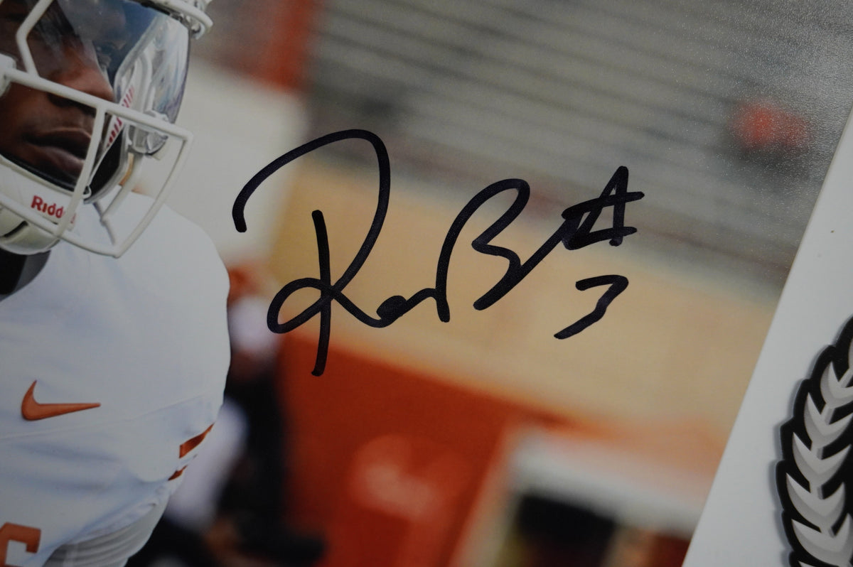 RASHEEM BILES TEXAS LONGHORNS SIGNED 8x10 PHOTO BAS