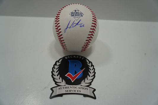 JOSH SBORZ SIGNED Rawlings 2023 WORLD SERIES BASEBALL TEXAS RANGERS BAS