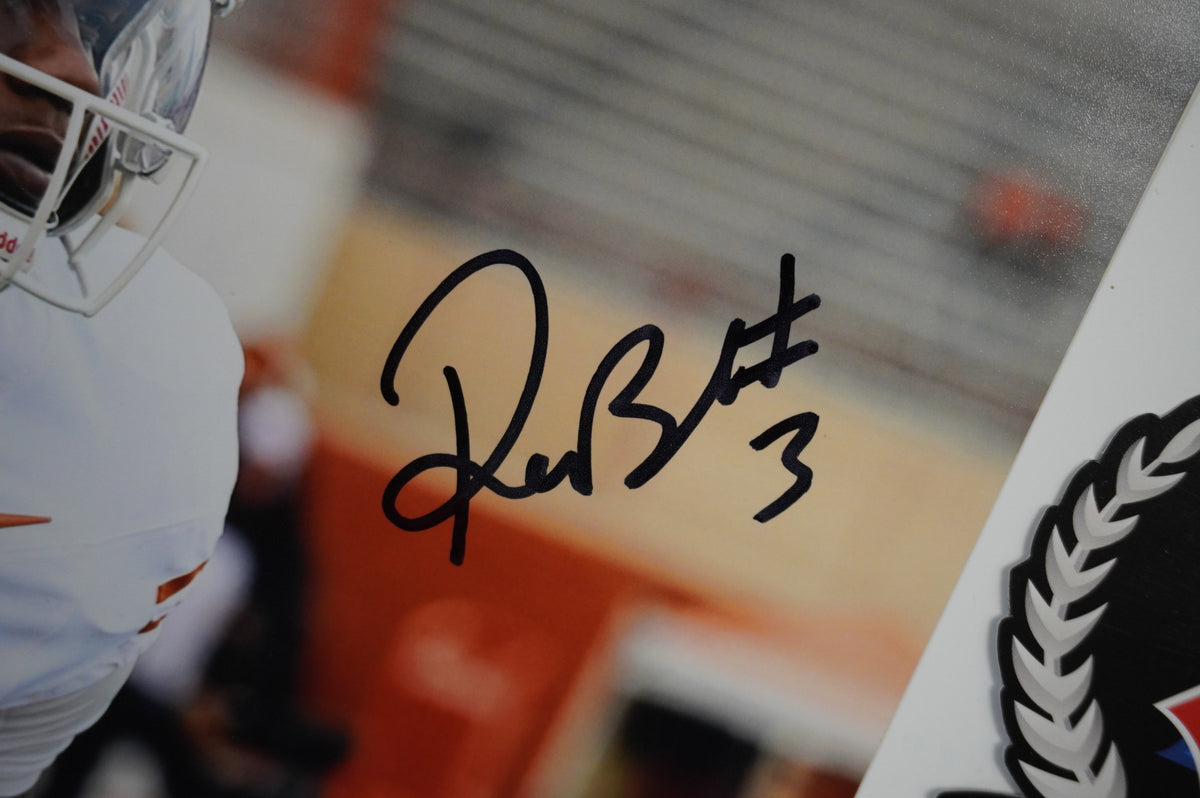 RASHEEM BILES TEXAS LONGHORNS SIGNED 8x10 PHOTO BAS