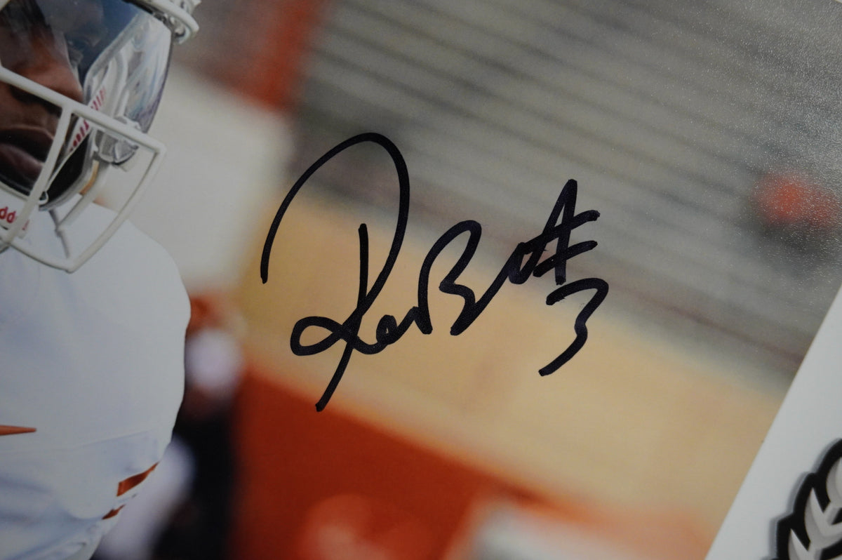 RASHEEM BILES TEXAS LONGHORNS SIGNED 8x10 PHOTO BAS