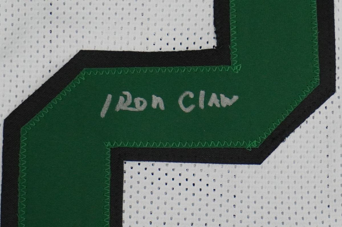 KEVIN VON ERICH ADKISSON NORTH TEXAS MEAN GREEN SIGNED White JERSEY Size XL BAS