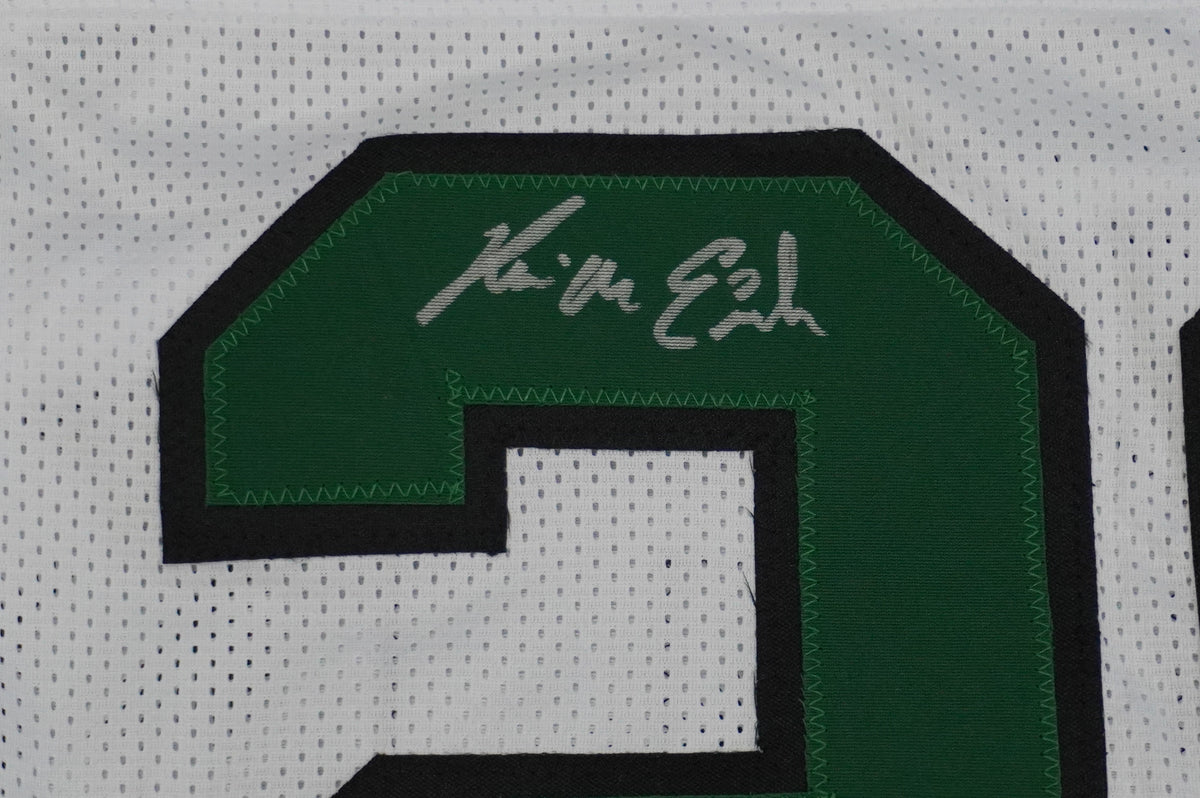 KEVIN VON ERICH ADKISSON NORTH TEXAS MEAN GREEN SIGNED White JERSEY Size XL BAS