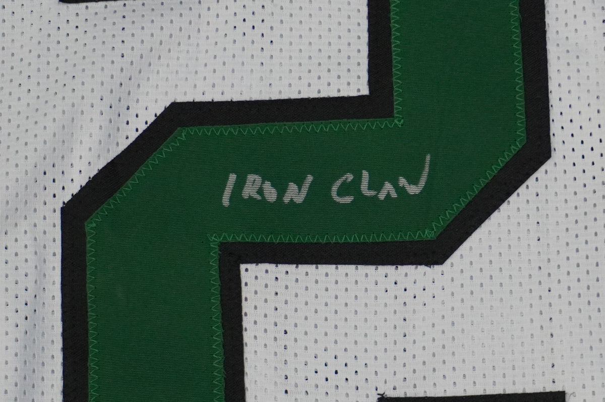 KEVIN VON ERICH ADKISSON NORTH TEXAS MEAN GREEN SIGNED White JERSEY Size XL BAS