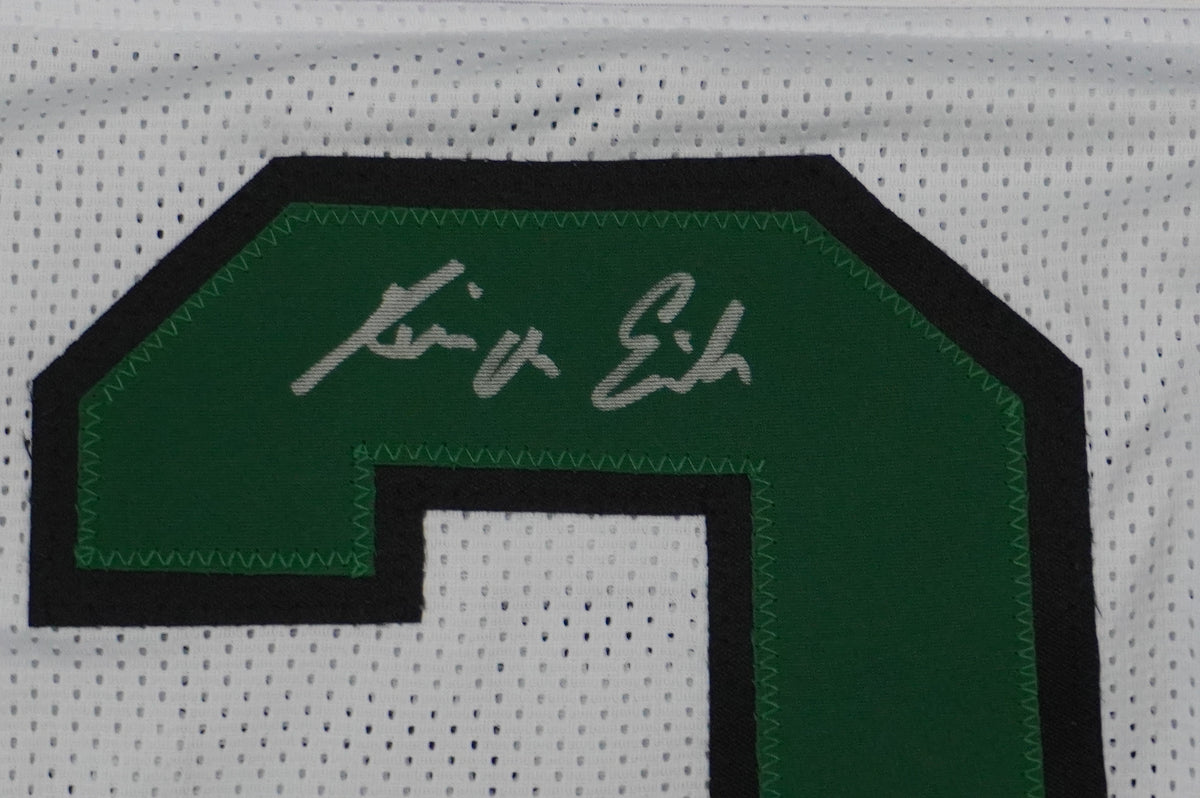 KEVIN VON ERICH ADKISSON NORTH TEXAS MEAN GREEN SIGNED White JERSEY Size XL BAS