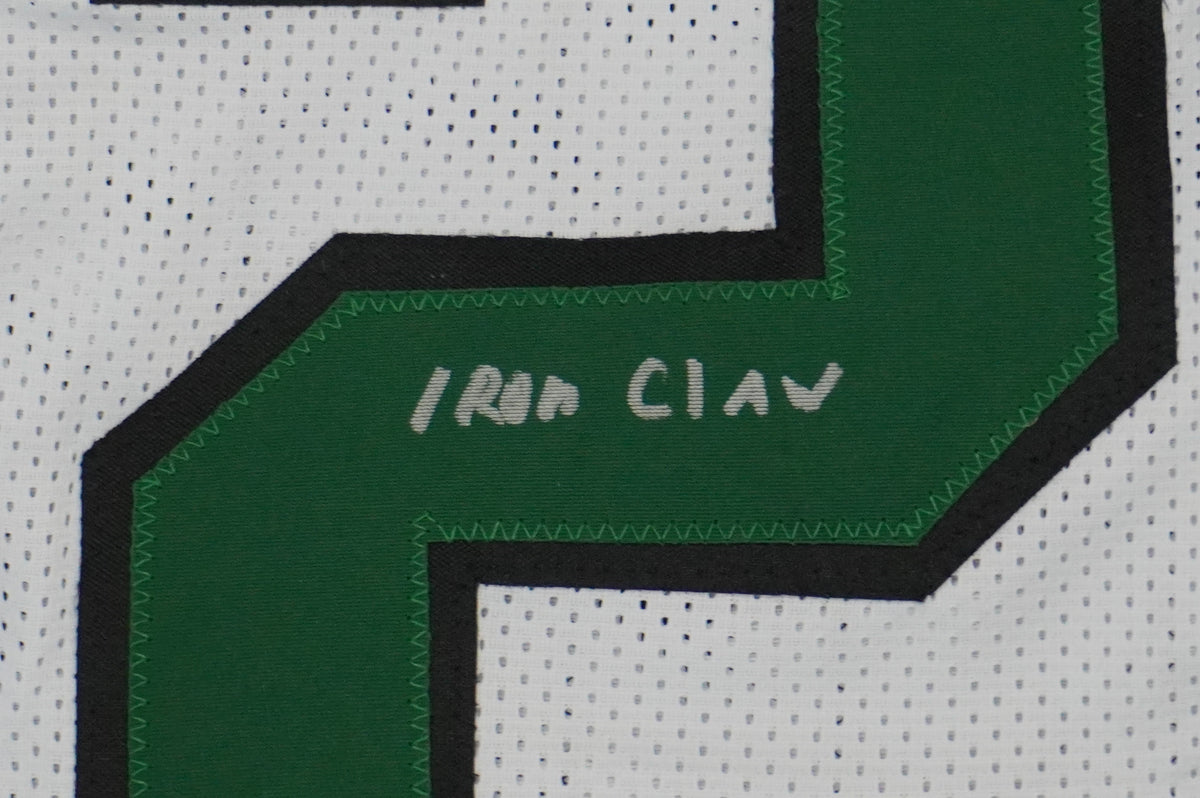 KEVIN VON ERICH ADKISSON NORTH TEXAS MEAN GREEN SIGNED White JERSEY Size XL BAS