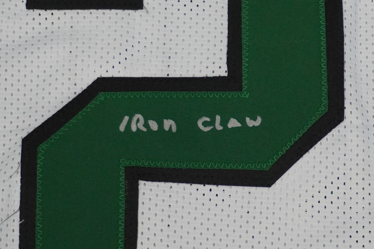 KEVIN VON ERICH ADKISSON NORTH TEXAS MEAN GREEN SIGNED White JERSEY Size XL BAS