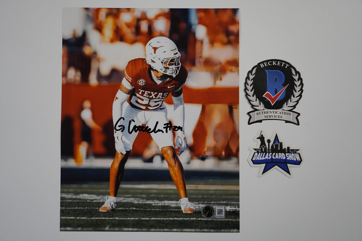 GRACESON LITTLETON TEXAS LONGHORNS SIGNED Focused 8x10 PHOTO BAS