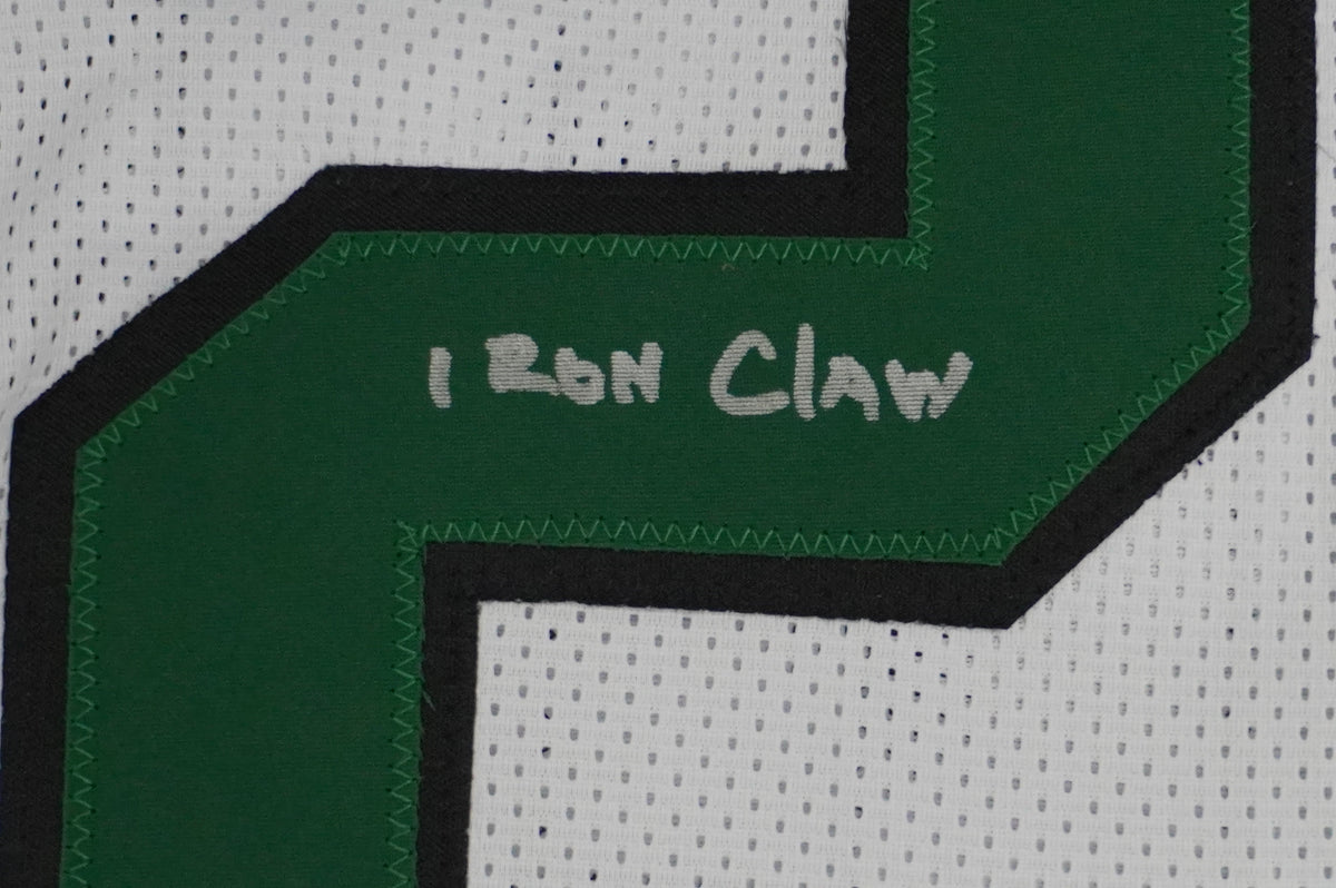 KEVIN VON ERICH ADKISSON NORTH TEXAS MEAN GREEN SIGNED White JERSEY Size XL BAS
