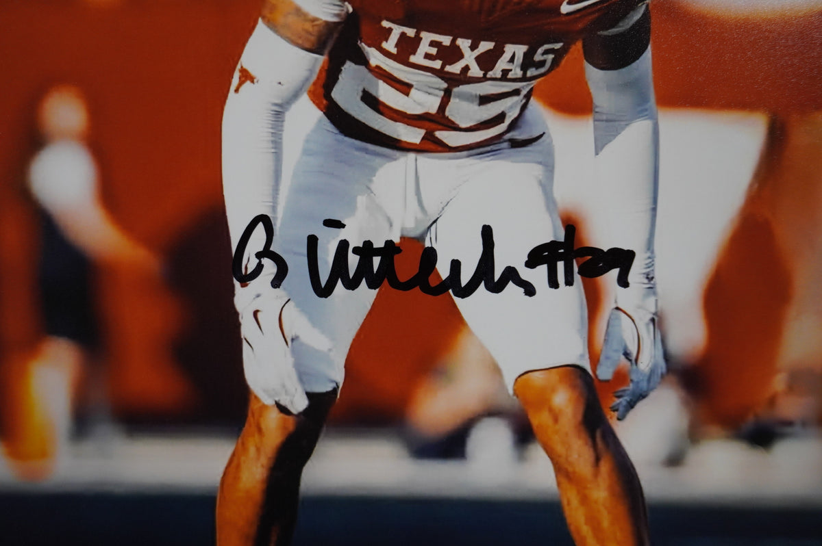 GRACESON LITTLETON TEXAS LONGHORNS SIGNED Focused 8x10 PHOTO BAS
