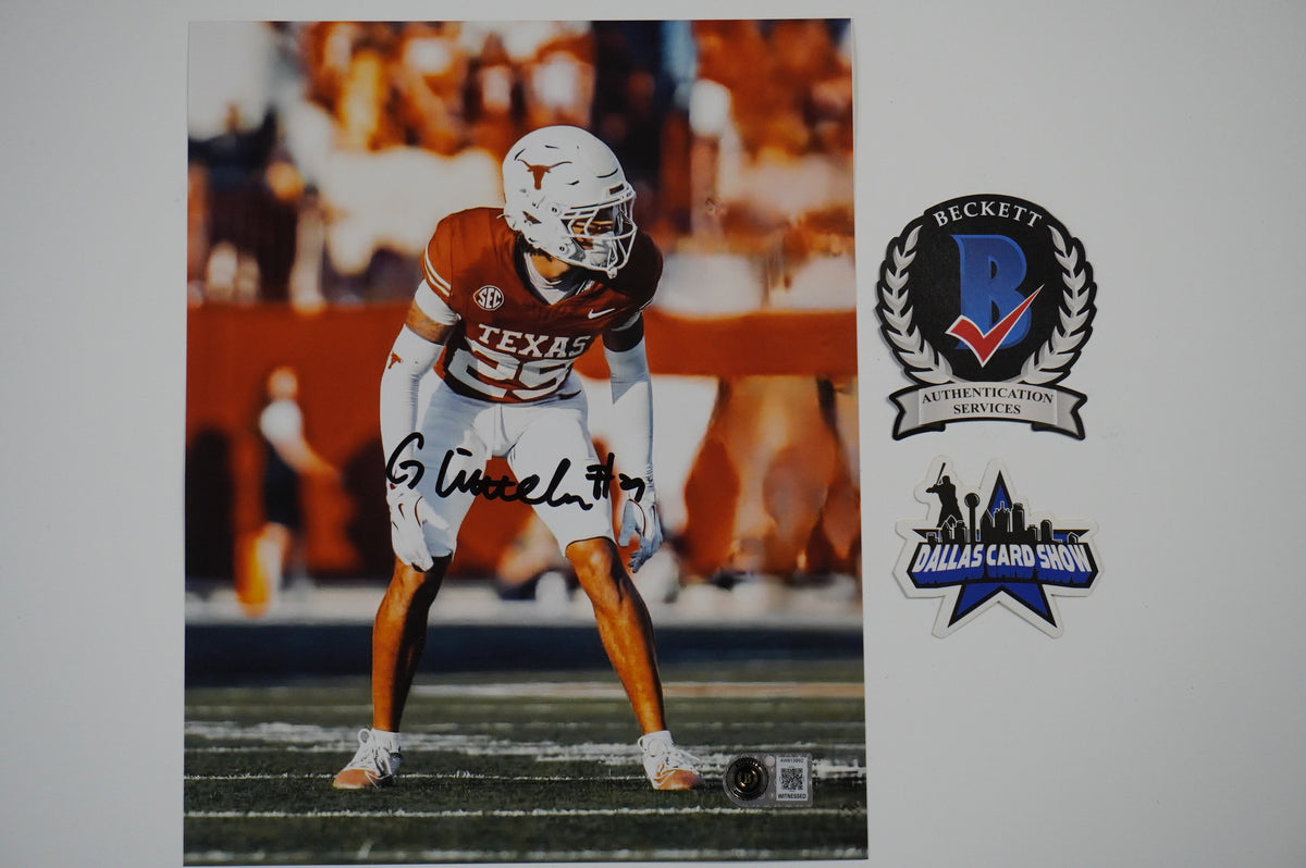 GRACESON LITTLETON TEXAS LONGHORNS SIGNED Focused 8x10 PHOTO BAS