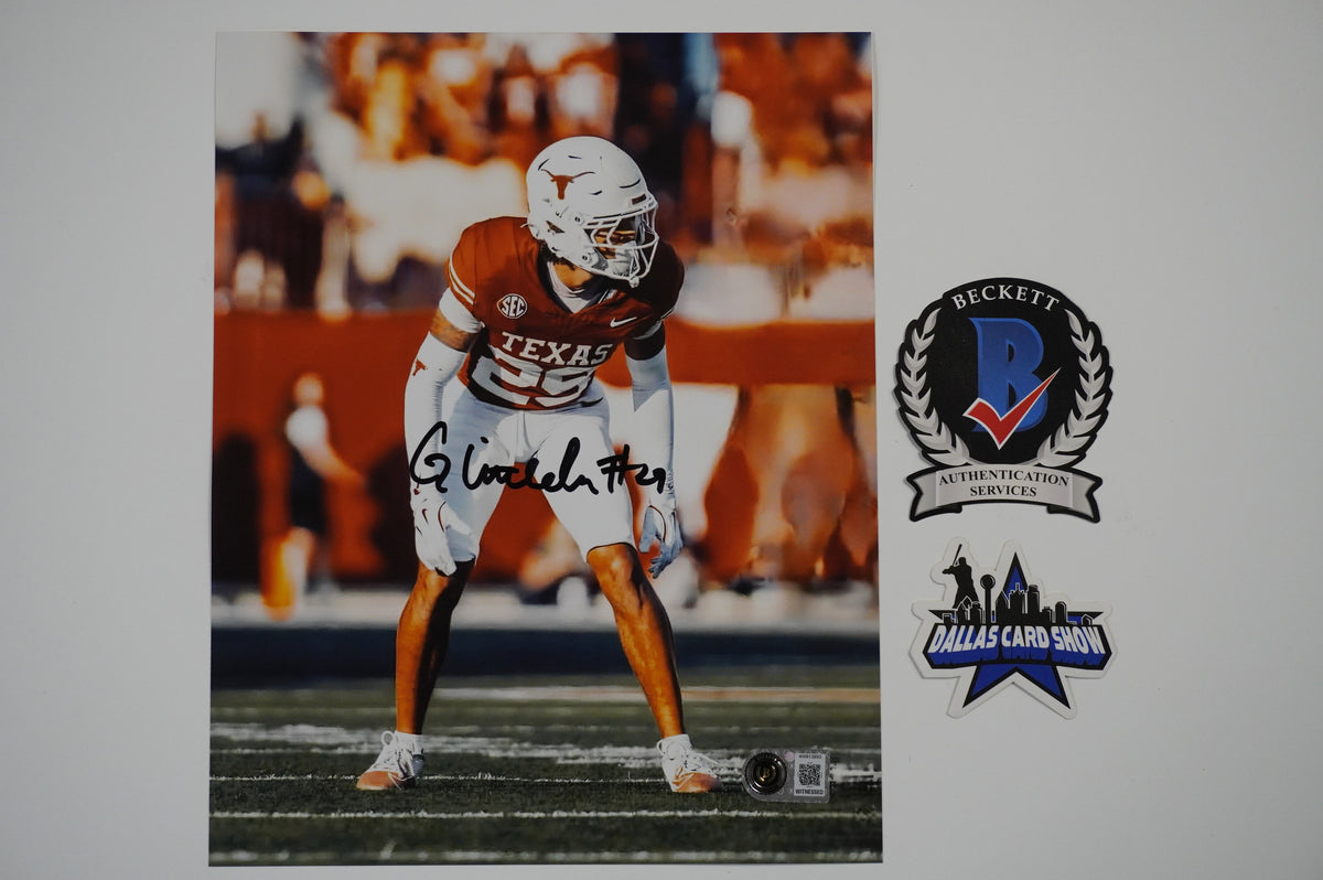 GRACESON LITTLETON TEXAS LONGHORNS SIGNED Focused 8x10 PHOTO BAS