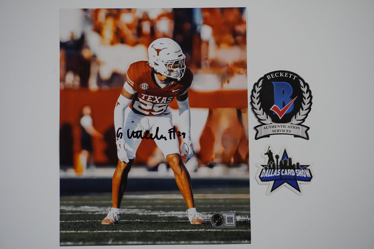 GRACESON LITTLETON TEXAS LONGHORNS SIGNED Focused 8x10 PHOTO BAS