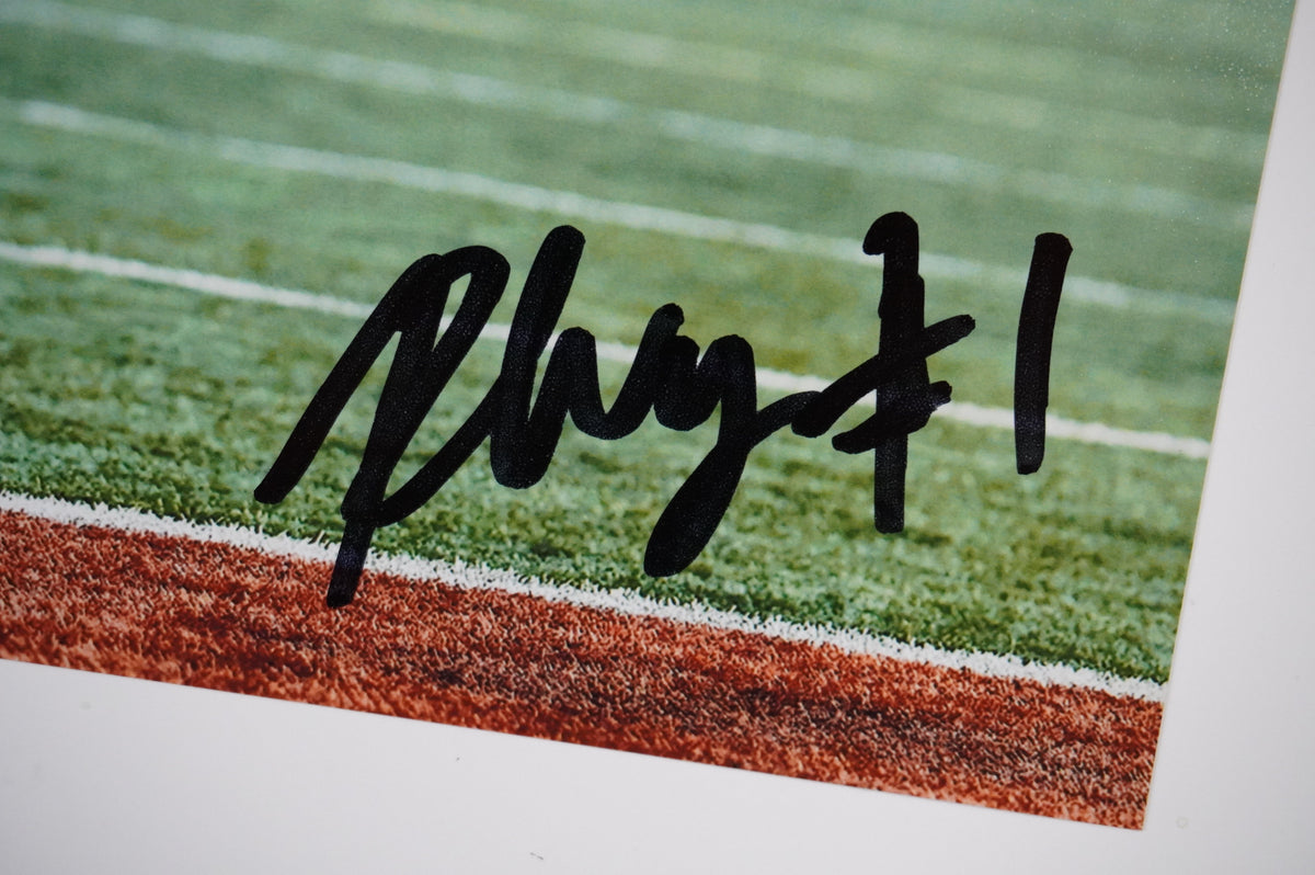 RYAN WINGO TEXAS LOGNHORNS SIGNED TD 8x10 PHOTO BAS