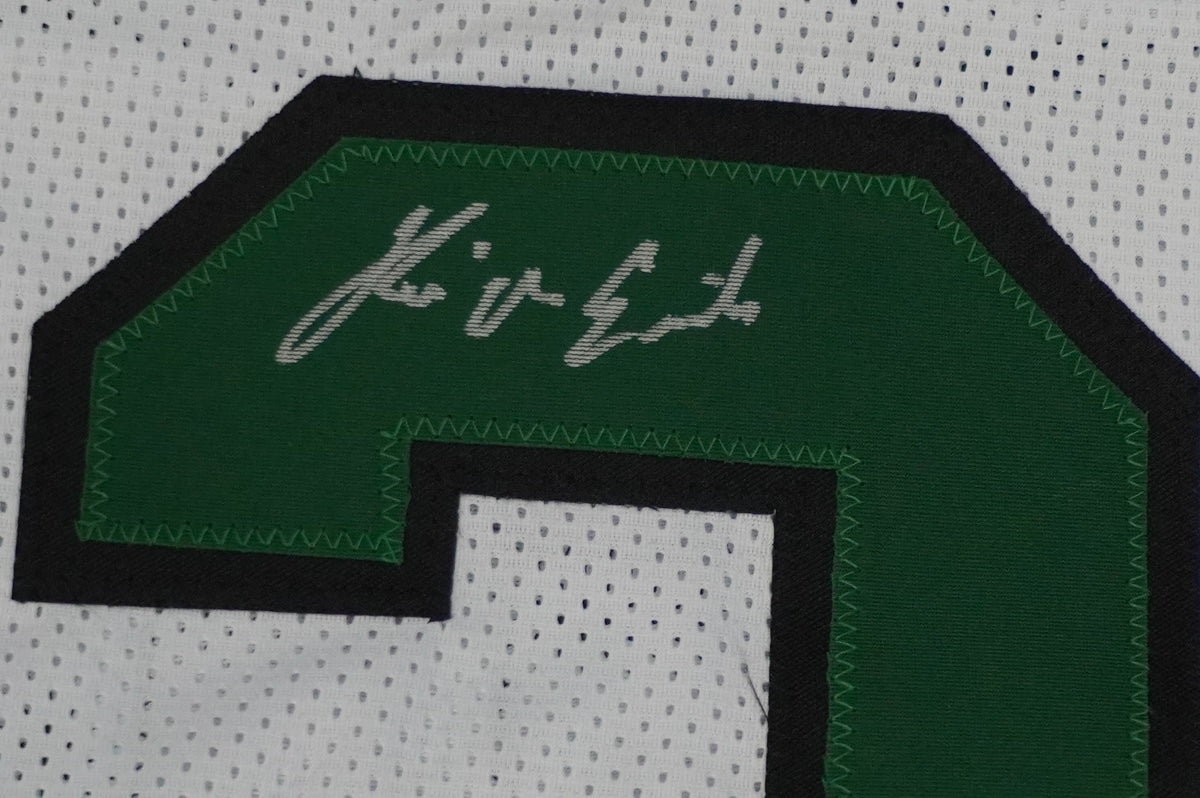 KEVIN VON ERICH ADKISSON NORTH TEXAS MEAN GREEN SIGNED White JERSEY Size L BAS