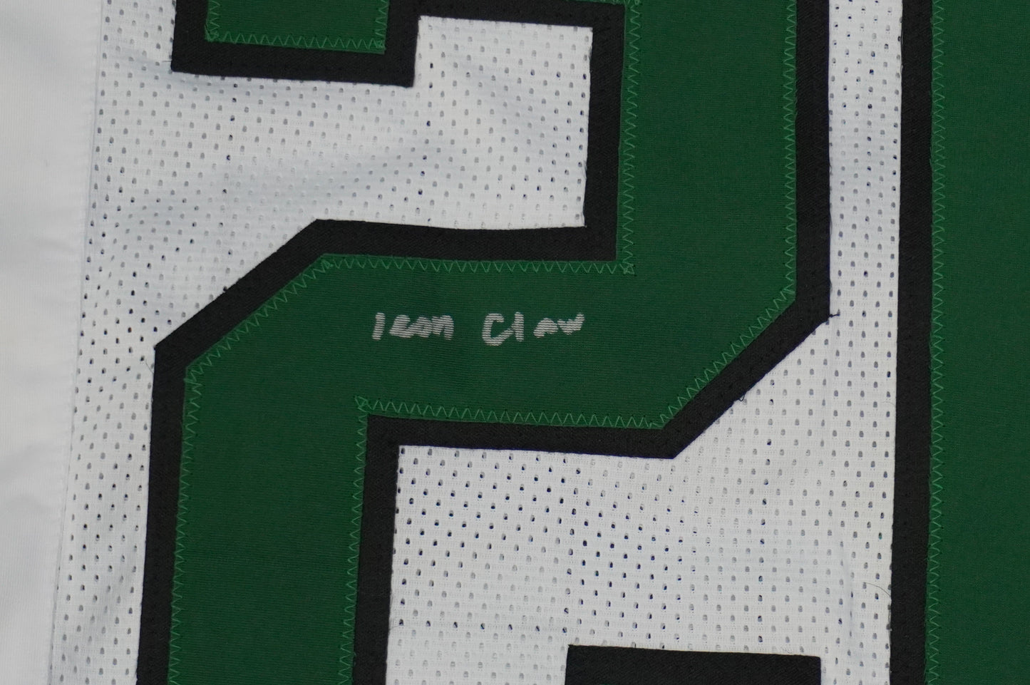 KEVIN VON ERICH ADKISSON NORTH TEXAS MEAN GREEN SIGNED White JERSEY Size M