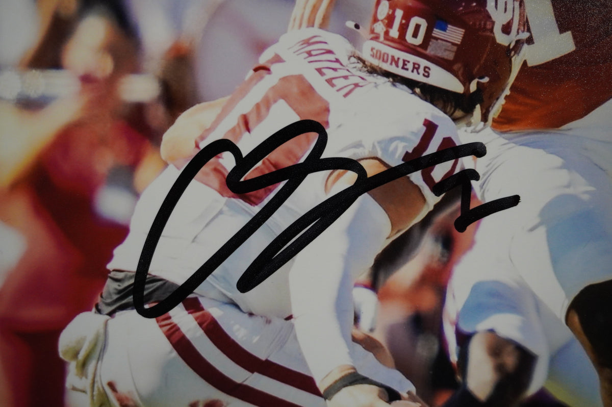 COLIN SIMMONS TEXAS LONGHORNS SIGNED OPENS ARMS 8x10 PHOTO BAS