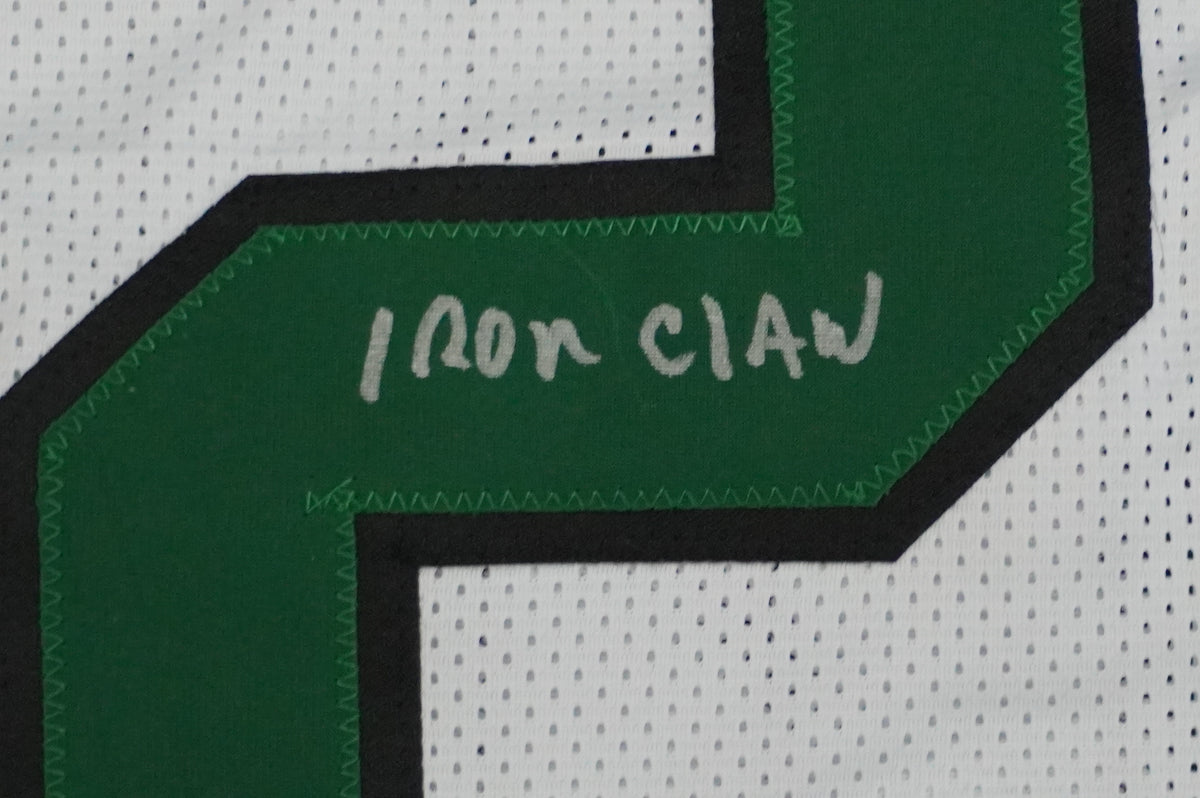 KEVIN VON ERICH ADKISSON NORTH TEXAS MEAN GREEN SIGNED White JERSEY Size M