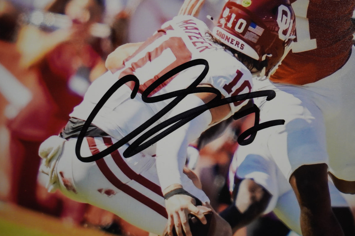 COLIN SIMMONS TEXAS LONGHORNS SIGNED OPENS ARMS 8x10 PHOTO BAS