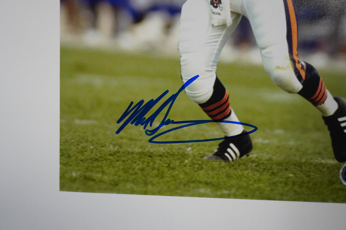 MIKE SINGLETARY CHICAGO BEARS SIGNED Monster 8x10 PHOTO BAS