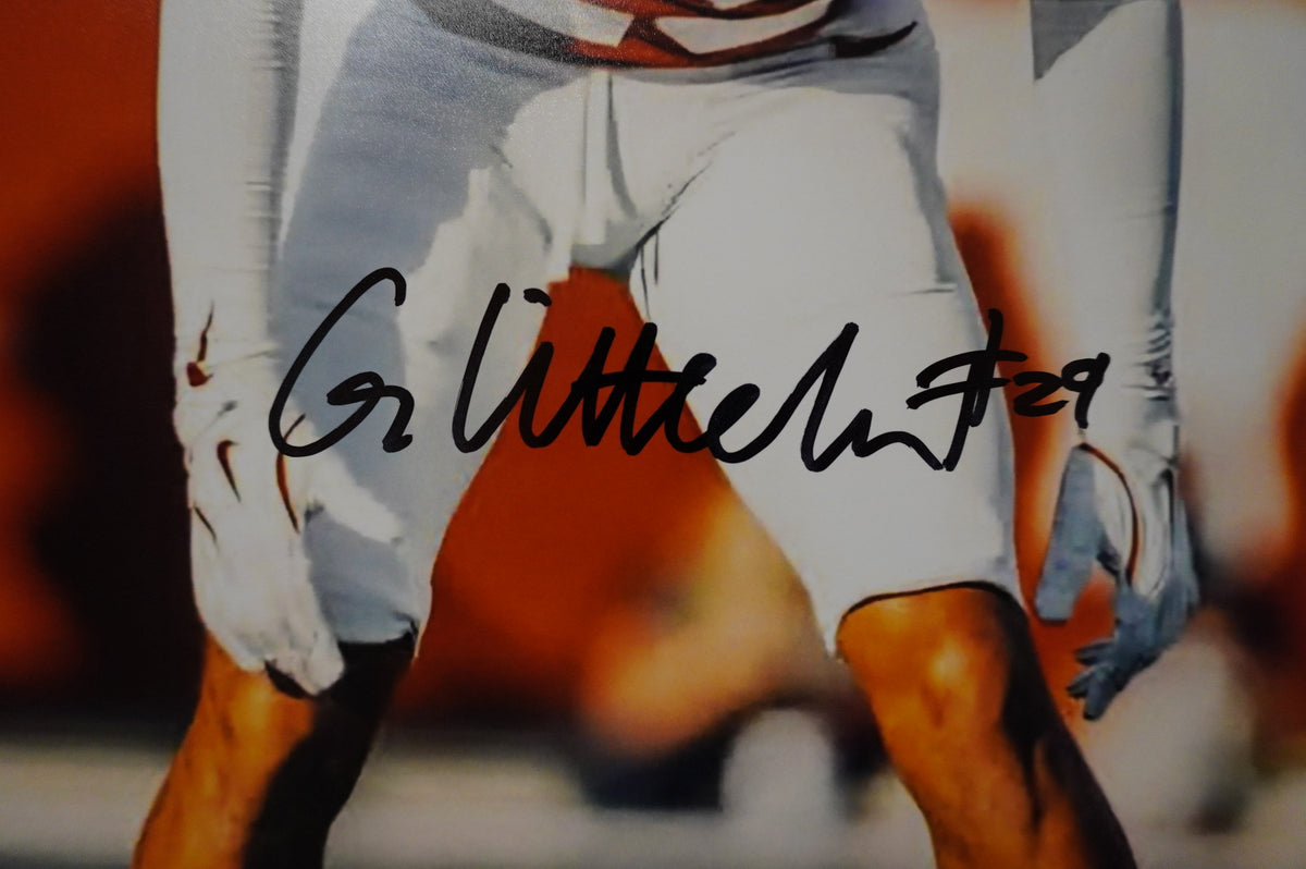 GRACESON LITTLETON TEXAS LONGHORNS SIGNED Focused 16x20 PHOTO BAS